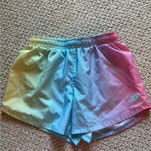 Adidas Light Blue Athletic Shorts